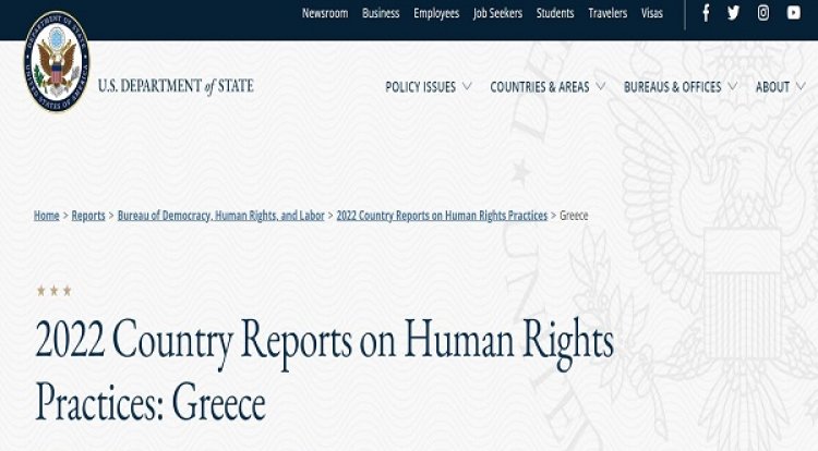 Report from ABTTF in response to the Greece Report on the U.S. Human Rights Practices Report for 2022