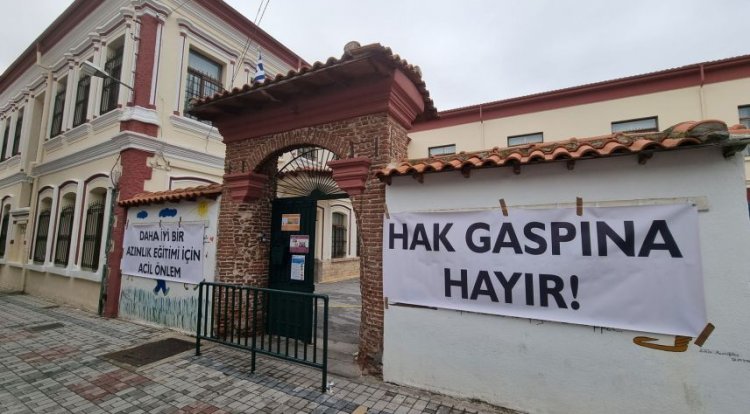 Batı Trakya Türk toplumundan eğitim alanında maruz kaldığı hak ihlalleri ve hukuksuz uygulamalara karşı eylem