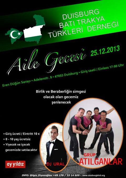 Duisburg’da Aile Gecesi