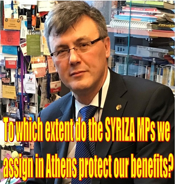 To which extent do the SYRIZA MPs we assign in Athens protect our benefits? 