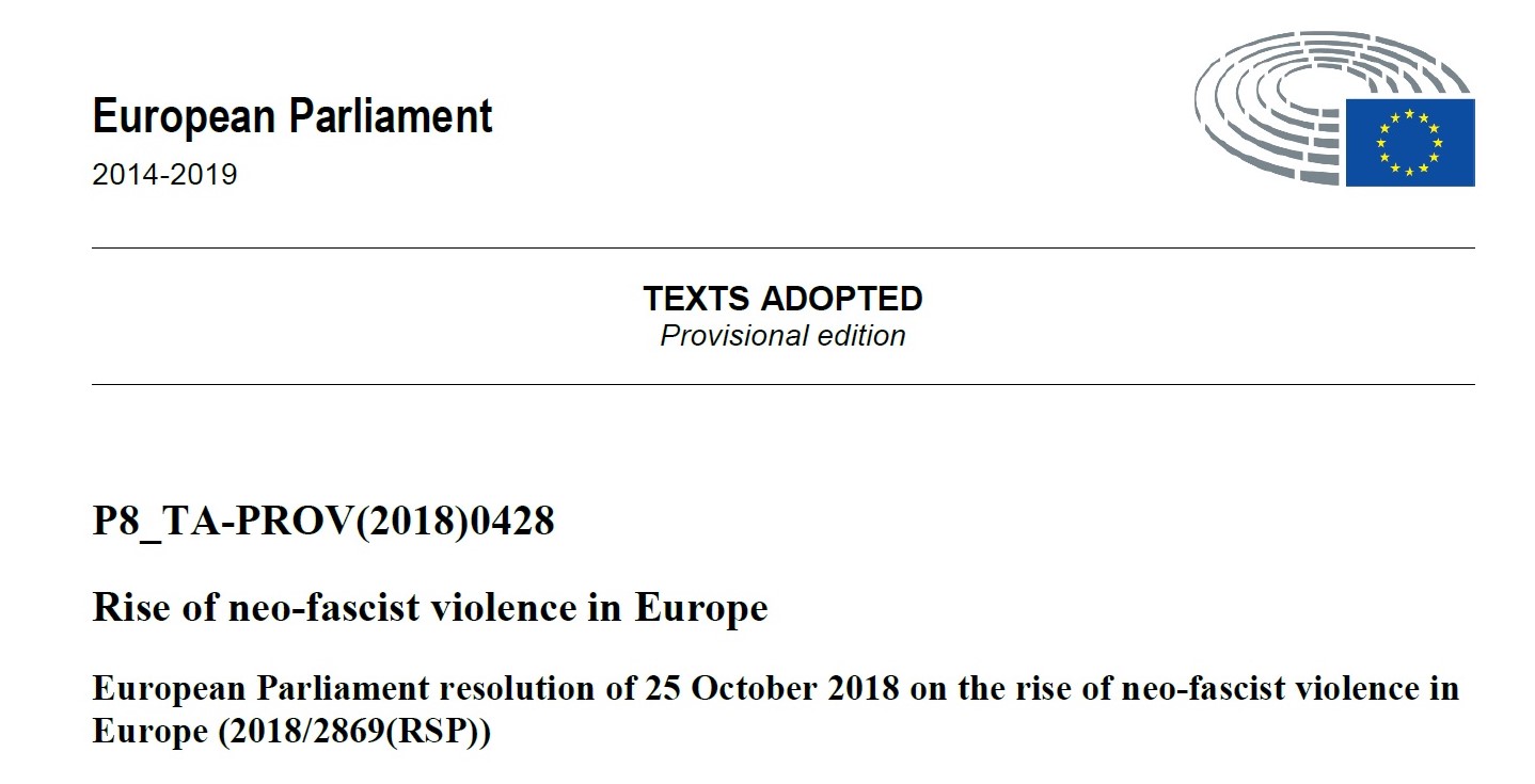 Avrupa Parlamentosu AB’deki neofaşist ve neo-Nazi grupların yasaklanması çağrısında bulundu 