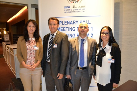 ABTTF hat an der OSZE-Sitzung über die Praktizierung der Humanitären Dimension teilgenommen