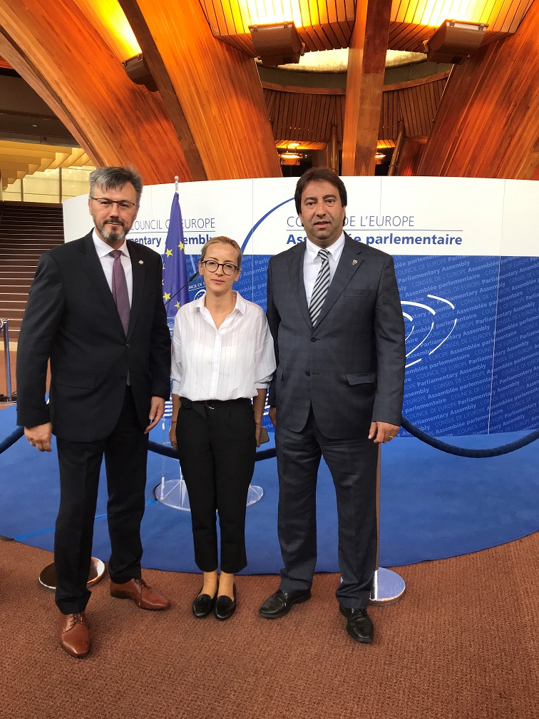 Western Thrace Turkish delegation is in Strasbourg