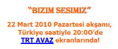 “Bizim Sesimiz” TRT AVAZ ekranlarında