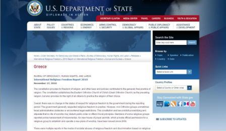 ABTTF, ABD Din Özgürlüğü 2010 Yunanistan Raporu’na paralel rapor hazırladı