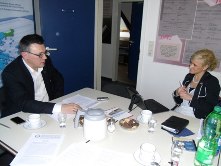 ABTTF Batı Trakya Türk Azınlığı ile ilgili araştırma yapan Jovanovic’in sorularını yanıtladı