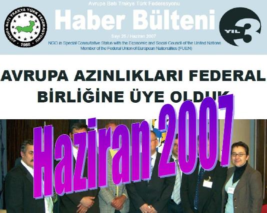 HAZİRAN 2007