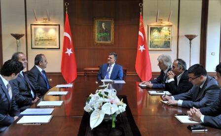 Azınlık milletvekilleri Mandacı ve Hacıosman’ın Türkiye’deki görüşmeleri 