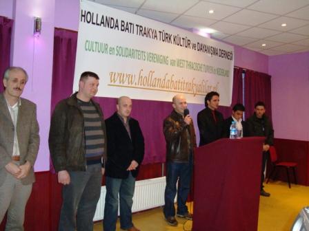 Hollanda Batı Trakya Türk Kültür ve Dayanışma Derneği kuruldu
