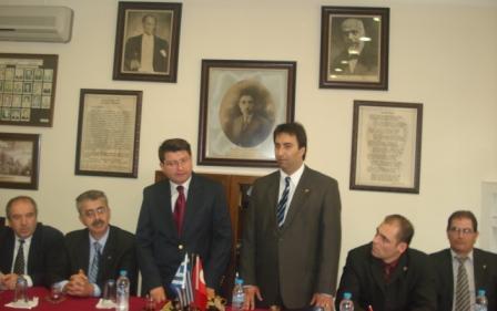 Türkiye Cumhuriyeti Gümülcine Başkonsolosu Mustafa Sarnıç İskeçe Türk Birliği’ni ziyaret etti