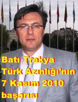 Batı Trakya Türk Azınlığı’nın 7 Kasım 2010 başarısı