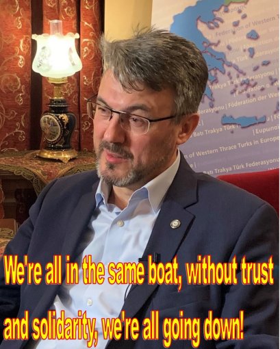 We're all in the same boat, without trust and solidarity, we're all going down!