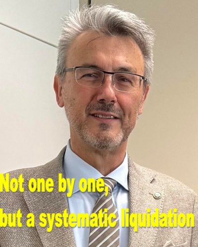Not one by one, but a systematic liquidation