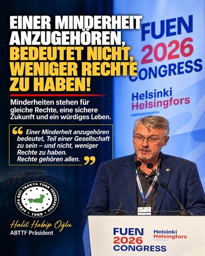 Einer Minderheit anzugehören, bedeutet nicht, weniger Rechte zu haben!