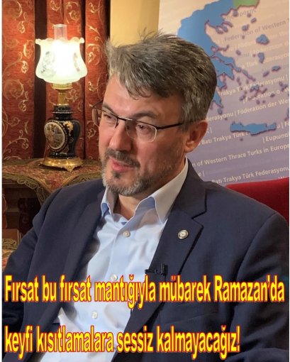 Fırsat bu fırsat mantığıyla mübarek Ramazan’da keyfi kısıtlamalara sessiz kalmayacağız!