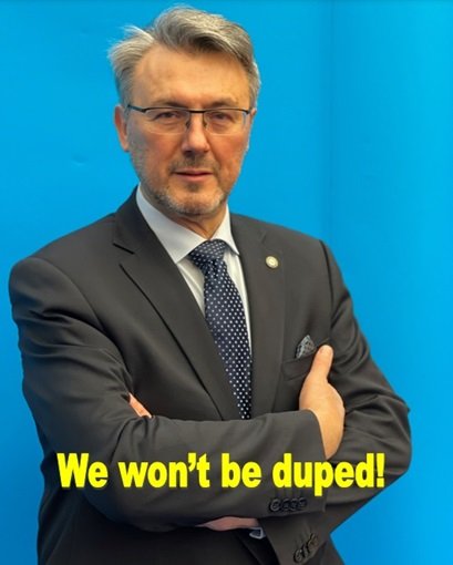 We won’t be duped! 