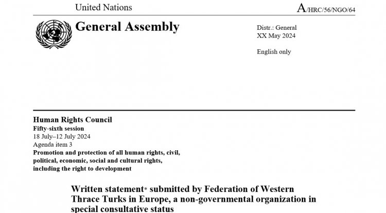  Habip Oğlu: “Batı Trakya” adını silmeye kimsenin gücü yetmez 