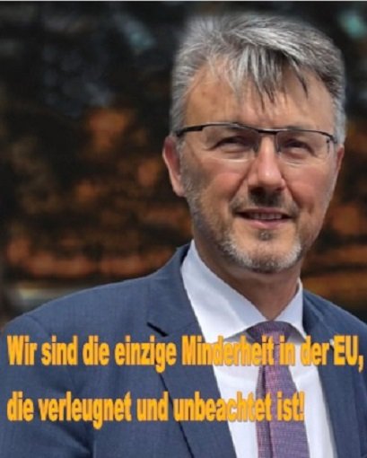 Wir sind die einzige Minderheit in der EU, die verleugnet und unbeachtet ist!