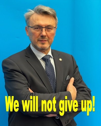 We will not give up! 