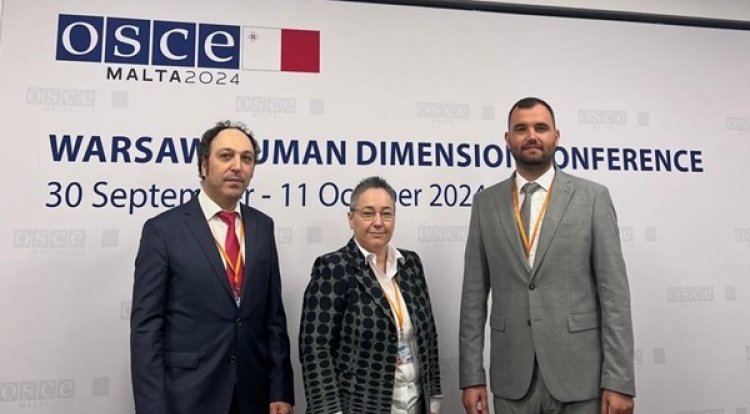 Representatives of the Turkish community in Western Thrace attended the OSCE Human Dimension Conference