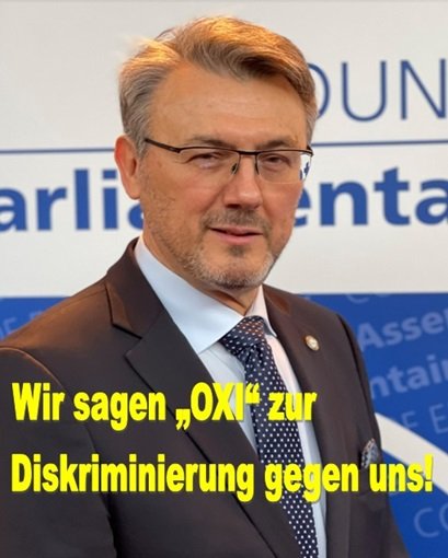 Wir sagen „OXI“ zur Diskriminierung gegen uns!