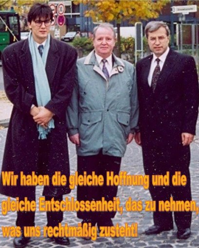 Wir haben die gleiche Hoffnung und die gleiche Entschlossenheit, das zu nehmen, was uns rechtmäßig zusteht!