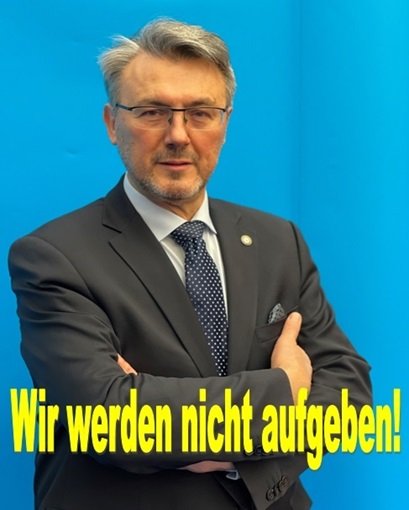 Wir werden nicht aufgeben!