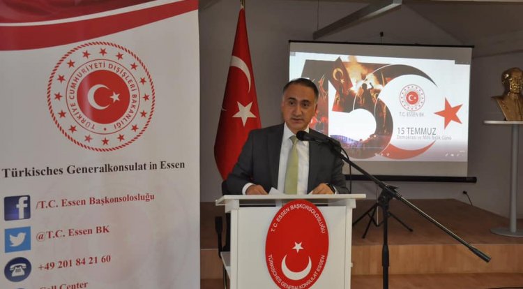 ABTTF Essen’deki 15 Temmuz Demokrasi ve Milli Birlik Günü Anma Programı’na katıldı