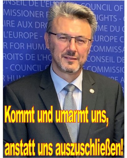 Kommt und umarmt uns, anstatt uns auszuschließen!