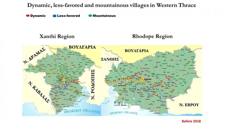 AB kırsal kalkınma fonlarında kullanılan dezavantajlı bölgeler haritası genişletildi!