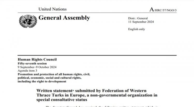 ABTTF submitted two written statements to the 57th Session of the UN Human Rights Council