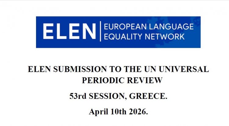 ELEN, BM UPR’de Batı Trakya Türk toplumunun maruz kaldığı hak ihlallerini gündeme taşıdı
