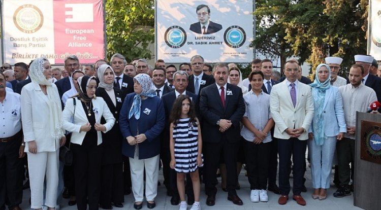 ABTTF, Batı Trakya Türk toplumunun lideri merhum Dr. Sadık Ahmet’i anma törenine katıldı