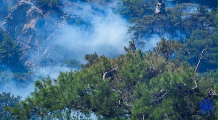 Orman yangınları ile mücadele eden anavatanımıza geçmiş olsun!