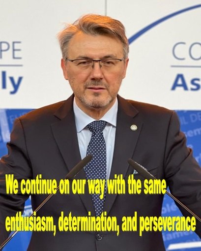We continue on our way with the same enthusiasm, determination, and perseverance