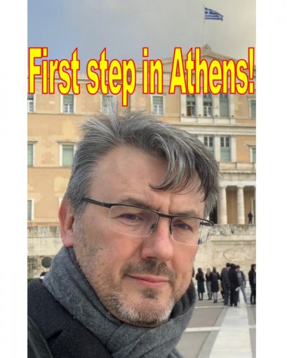 First step in Athens!