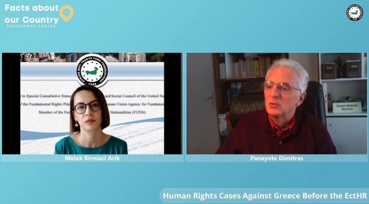 Human rights cases against Greece before the ECtHR were discussed in the third part of the online programme series entitled ‘Facts about Our Country’ 
