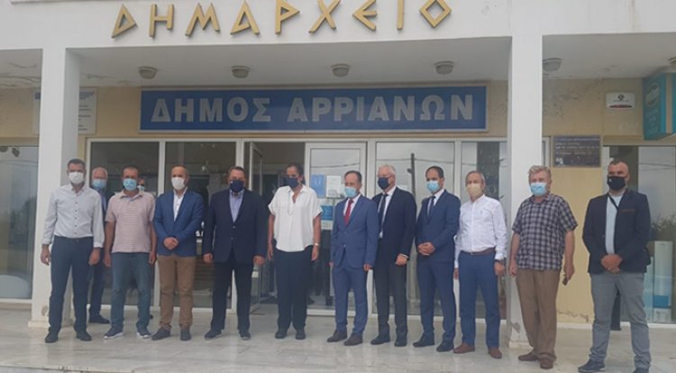 President of the Commission for the Development of Thrace Bakoyannis visited Western Thrace