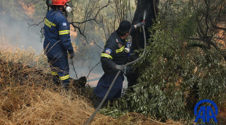 Yunanistan genelindeki orman yangınlarında 3 itfaiyeci hayatını kaybetti