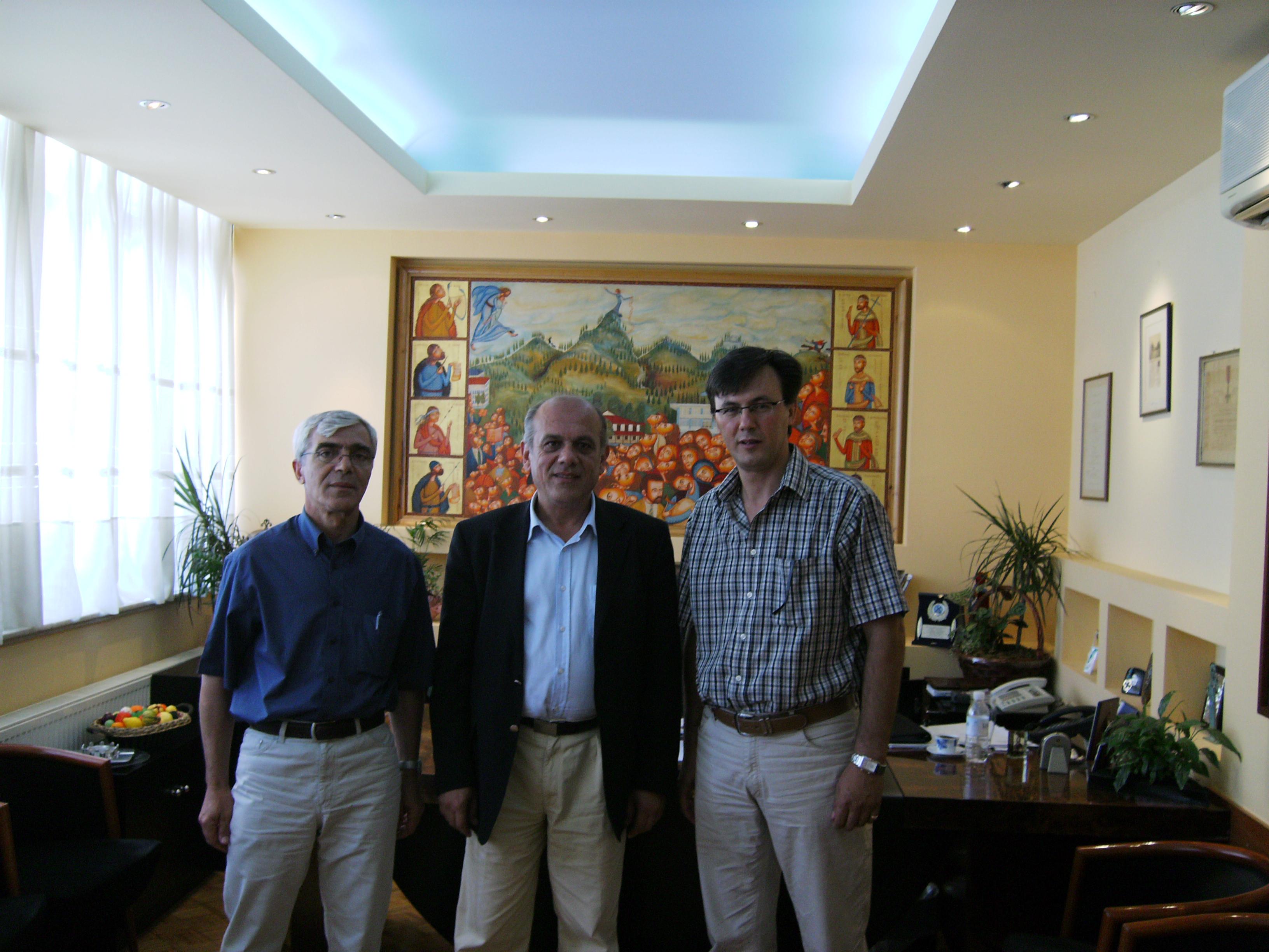 Meeting with Dimitrios Kotsakis, Mayor of Gümülcine (Komotini)  