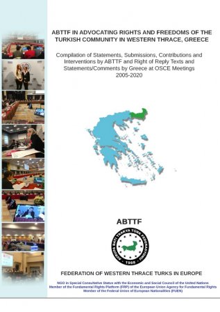 Compilation of Statements/Interventions by ABTTF and Right of Reply Texts by Greece at OSCE Meetings 2005-2020